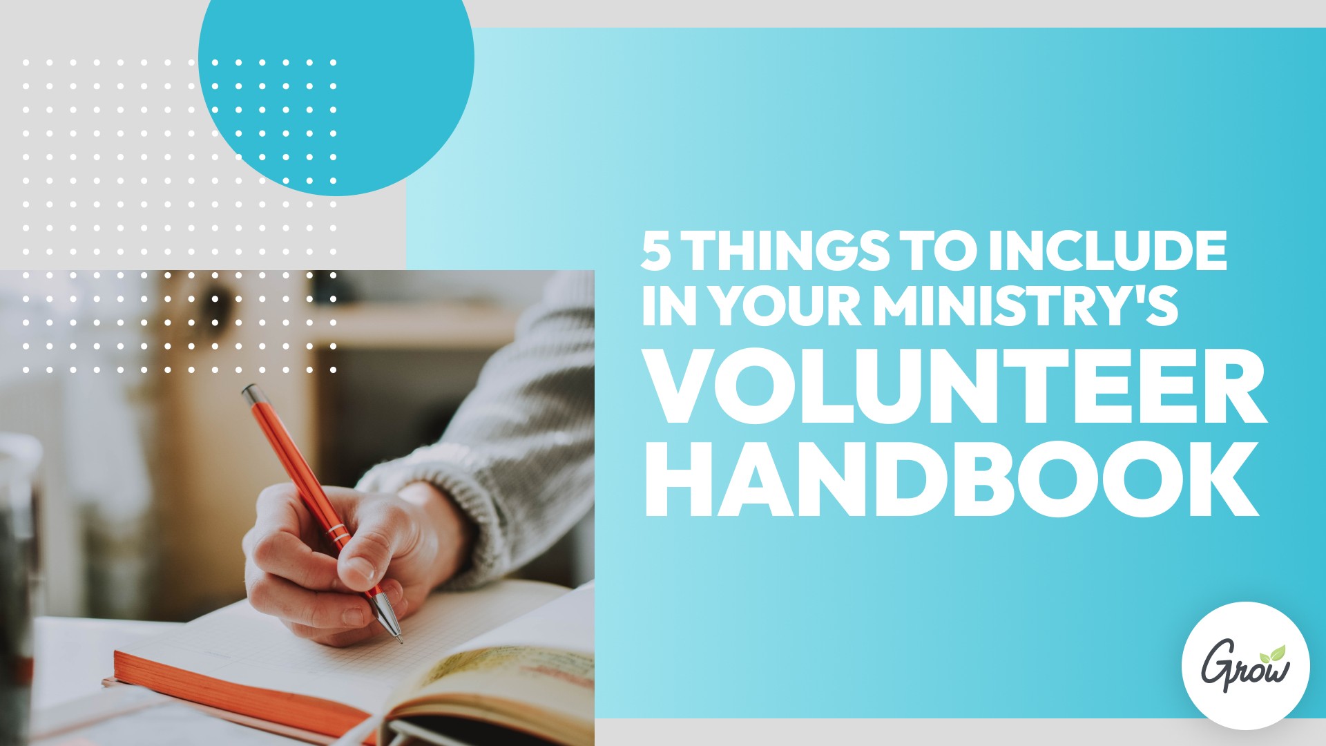 5 Things to Include in Your Ministry’s Volunteer Handbook