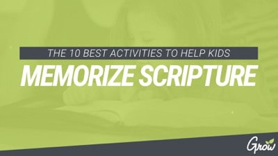 THE 10 BEST ACTIVITIES TO HELP KIDS MEMORIZE SCRIPTURE