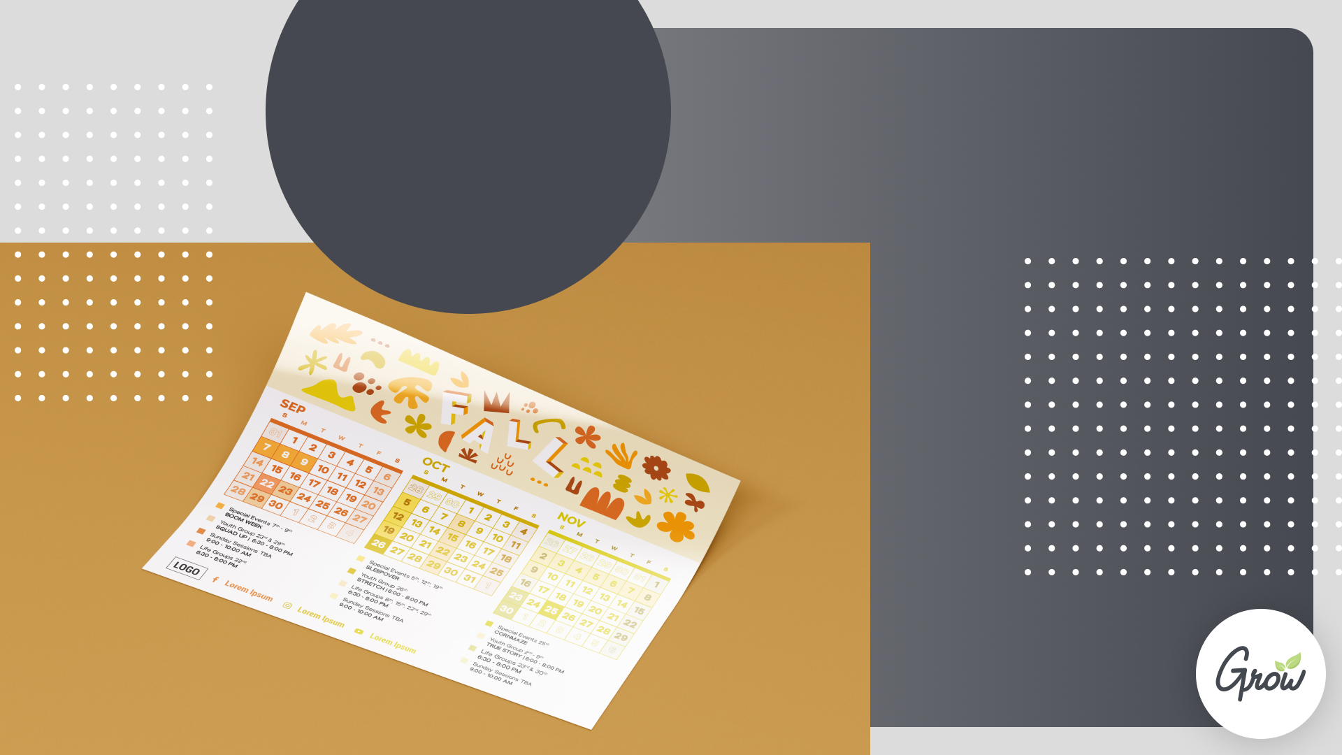 A Free Fall Calendar for Kids Ministry