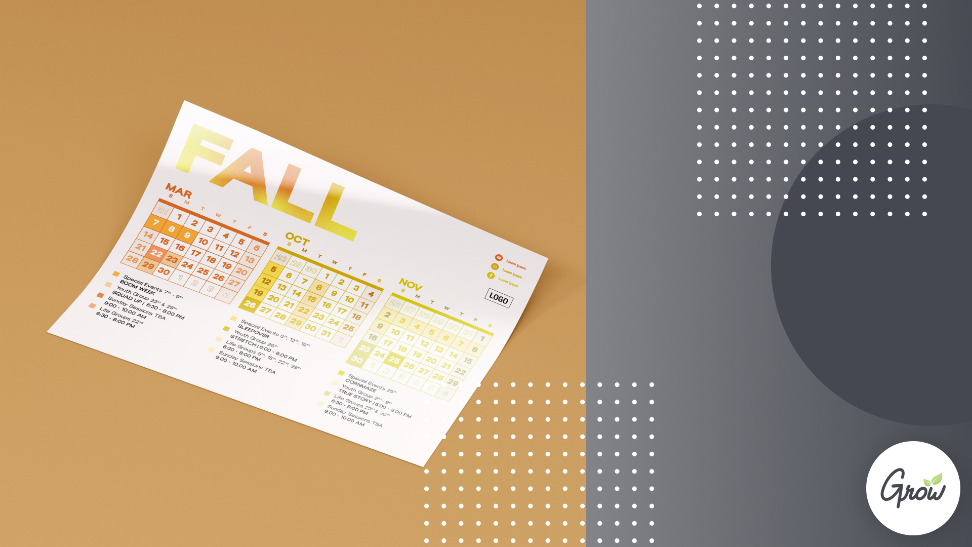 A Free Fall Calendar for Youth Ministry